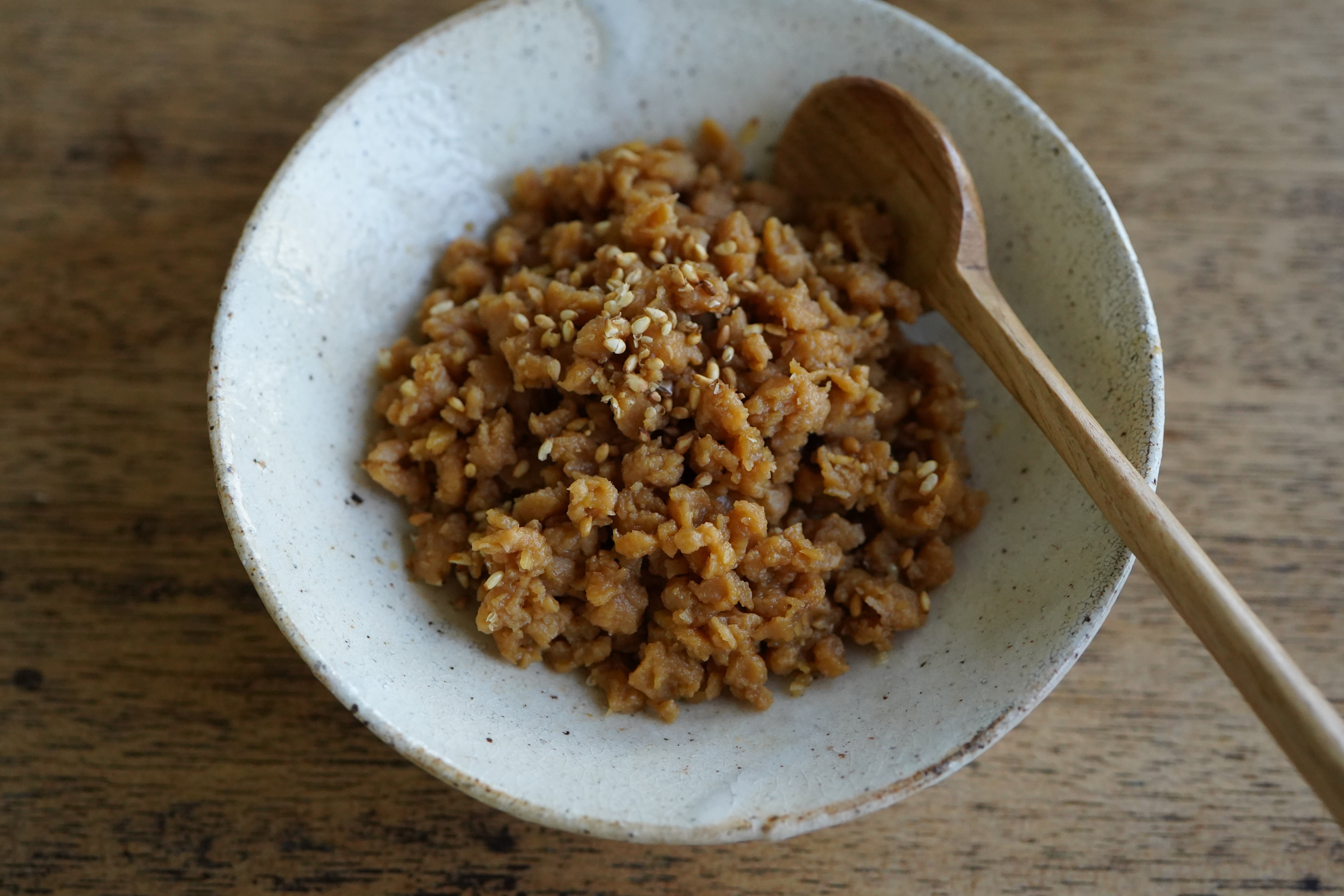 ソイミールの生姜そぼろ｜管理栄養士考案の大豆ミートレシピ – LOVEG